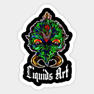 Trippy Face Place w/ Liquidsart Sticker